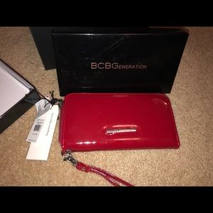Red BCBG Wallet
